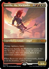 Aurelia, the Warleader (100) - Foil Etched